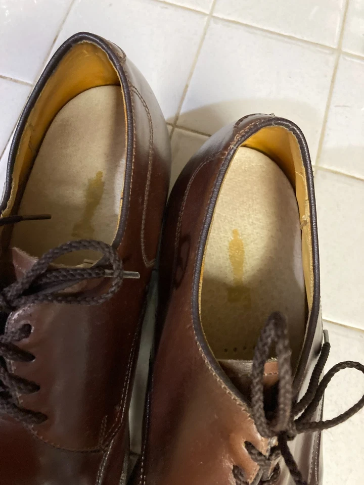 ZAPATOS ELEVADOR DE CONDUCCIÓN CASUAL DE CUERO MARRÓN ESTILO PALM BEACH DE COLECCIÓN 11 E Foto 4 de 4