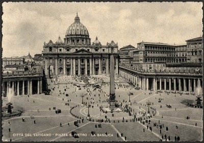 Ansichtskarte Vatikanstadt - Piazza San Pietro - ungelaufen