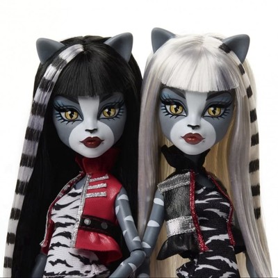 Monster High Booriginal Creeproduction Meowlody And Purrsephone