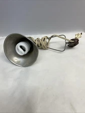 5" Reflector Aluminum Clamp On Work Light Lamp, 100 Watt, Indoor Used