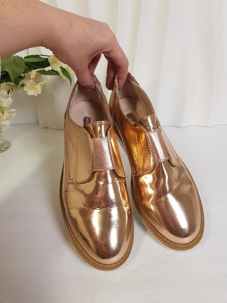 Women Primark Heels Gold Artificial Leather 39