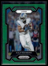 2023 Panini Prizm Green Kalif Raymond Detroit Lions #100