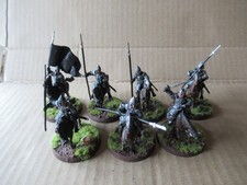 GW Herr der Ringe -5 Minas Tirith Reiter + Standarte + Faramir - bemalt - Zinn -