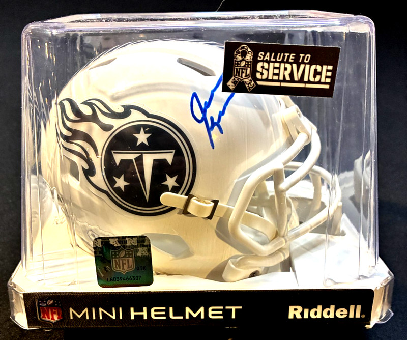 JEVON KEARSE SIGNED STS MINI HELMET - Riddell (JSA) NFL Tennessee Titans