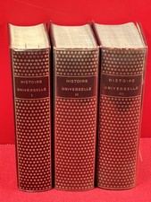Histoire Universelle Tomes I,  II & III - Gallimard La Pléiade Vers 1958
