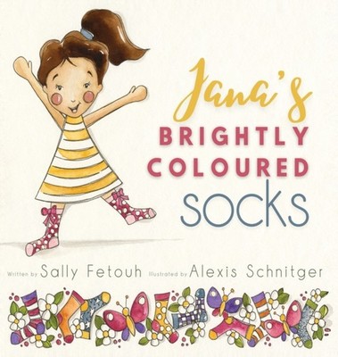 Janas Brightly Coloured Socks HARDBACK 9780645421910