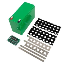 DIY Battery Pack Case Holder Empty Box 12V 7Ah Fit 18 650 Cells Storage Box