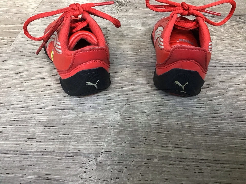 Puma Toddler Size 5 C evoSPEED V Ferrari Red Sneakers Baby Boys Shoes 301799 - Image 4 of 4