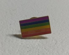 Enamel Pin - Rainbow Pride Flag LGBTQ Gift Badge pin Lapel mx