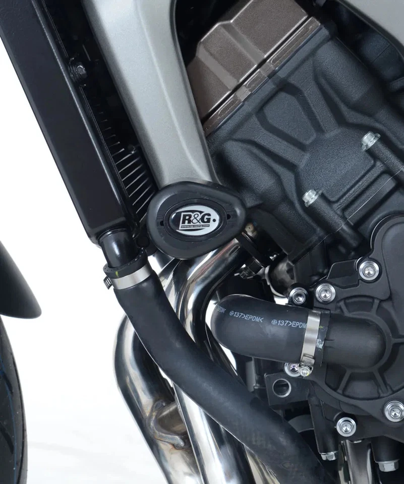 R&G PROTECTORES CONTRA CHOQUES PARA YAMAHA TRACER 900 GT 2018 > 2020 PAR NEGRO CP0354BL Foto 4 de 4