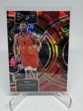 2023-24 Panini Select Zion Williamson #165 Red Cracked Ice Prizms