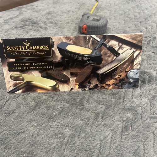 SCOTTY CAMERON THE ART OF PUTTING booklet autographed by Scotty Cameron 