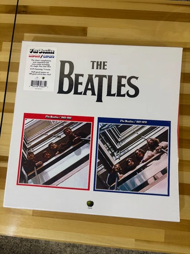 The Beatles 1962-1966 & 1967-1970 6 LP Box Set Color Vinyl Red & Blue Sealed New
