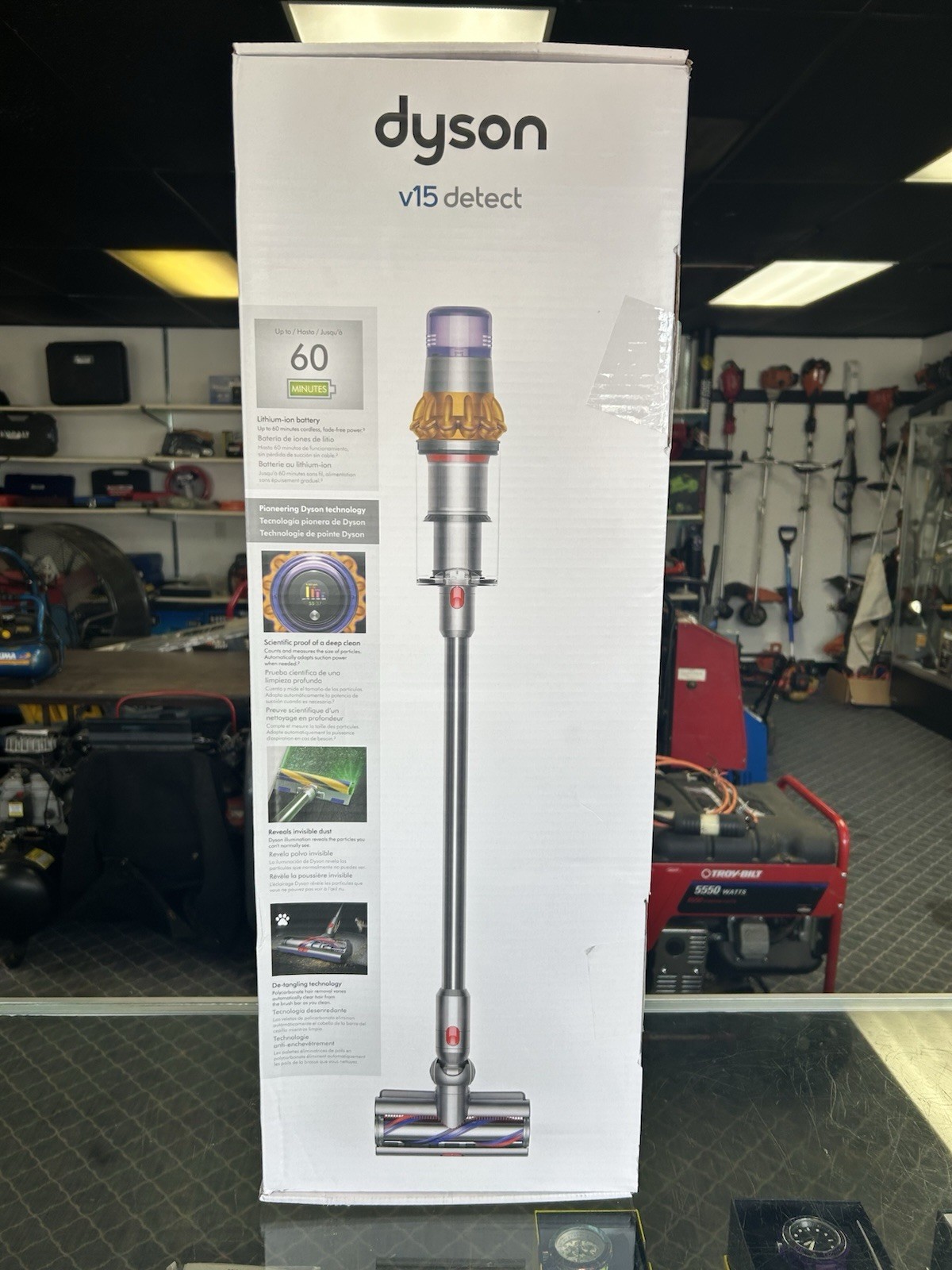 Dyson V15 Detect Cordless Stick Vacuum Cleaner - Yellow/Nickel (FREE S&H)!