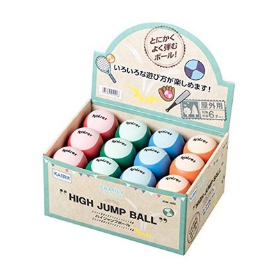 KAISER High Jump Balls Set of 24 (KW-446AM24) Pink Blue Green Orange Highly