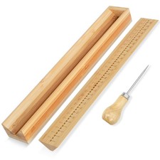 Book Binding Cradle, Wood Bookbinding Punching Cradle with an Awl, Signature ...