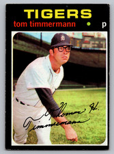 1971 Topps #296 Tom Timmermann Detroit Tigers