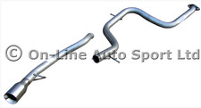 Ford Galaxy 1.8 TDCi Silencer Delete Exhaust System OVAL TIP - Centre & Rear