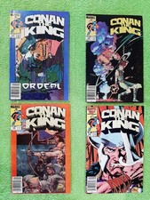 Lot of 4 CONAN THE KING 23, 24, 26, 34 all Canadian NM newsstand variants RD4453
