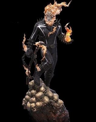 Ghost Rider Resin Sculpture Statue Model Kit Unpainted/Unassembled