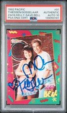 1992 Saved By The Bell THIESSEN & GOSSELAAR Signed Card #91 Auto PSA/DNA 10 SLAB