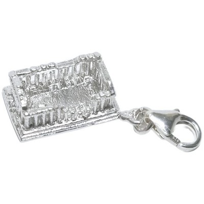 Parthenon Athens Sterling Silver Charm - 9mm Clip passend .925 x 1 Griechenland