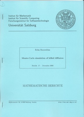 Monte-Carlo simulation of killed diffusion A Numerical Scheme using Excursion Th