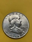 1962 d Franklin Half Silver Dollar
