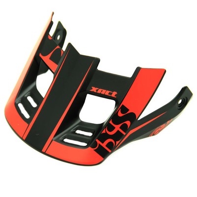 iXS - Ersatzvisier + Pins ''Xact'' S-XL - Schwarz/Rot