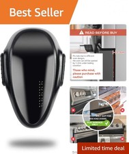 Compact Black Childproof Oven Door Lock - Easy to Install, Heat Resistant  Safe