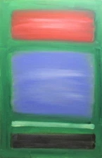 Mark Rothko - large painting on canvas - abstract expressionism - mid-century