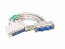 6 FT DB25 25Pin Serial Port Cable Male To Male RS232 Computer Monitor Cord
