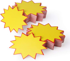 200-Pack Blank Star Retail Sale Price Tags Estate, Garage  Store Sales, New