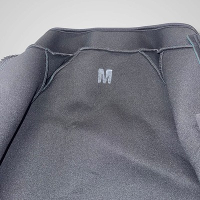 Vintage Tigershark Watercraft Wet Suit Top Full Zip 4 Way Stretch