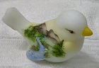 2011 PNWFA Fenton Opal Satin Songbird w/Mountain River Scene by JK Splinder