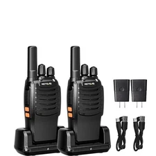 Long Range Walkie Talkies Rechargeable Retevis H777 2W FRS 1000mAh Radios 2Pack