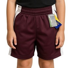 Champro Sports Youth XS Shorts Maroon White Athletic Team Apparel DRI-GEAR NEW