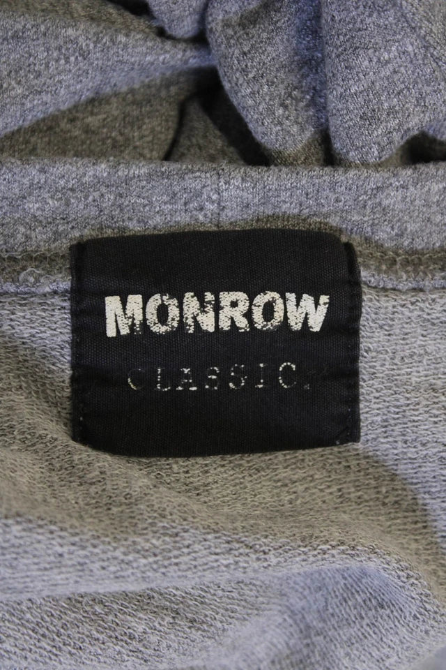 Sudadera Monrow Mujer Mangas Largas Cuello Redondo Gris Algodón Talla Extra Pequeña Foto 4 de 4