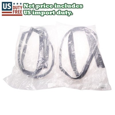 FRT Door Glass Run Channel Seal Pair Fit 1991-95 Honda Civic EG3 EG5 EG6 EJ1 EJ2