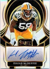 2025 Panini Select #SIP-IME Isaiah McDuffie Select Signatures Prizm