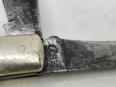 Vintage Case Tested XX 6299SHR Greenbone 1920-40 jack knife Ww2