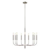 Kronleuchter Metall Jugendstil Ø76Cm 9-Armig FüR E14 HäNgelampe Esszimmer