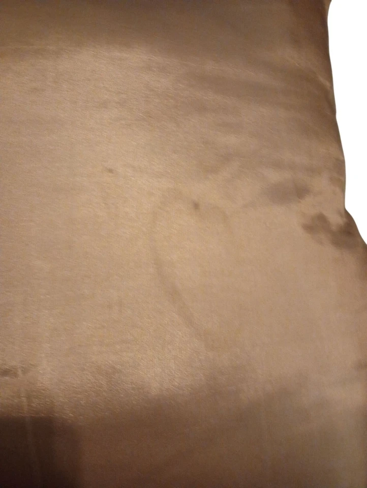 Floral Cottagecore Throw Pillow Embroidered Pattern & Satin Backing - Image 4 of 4