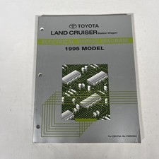 Toyota Land Cruiser 1995 original diagrama de cableado eléctrico camioneta manual