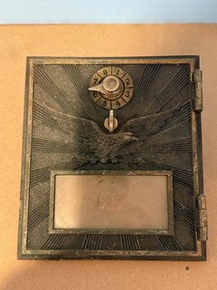 Vintage Brass Post Office Box Door Fruita CO Post Office