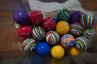 2+ Pounds of MultiColored 1 Inch Diameter Bouncy Balls Classroom Student Prizes — photo 1