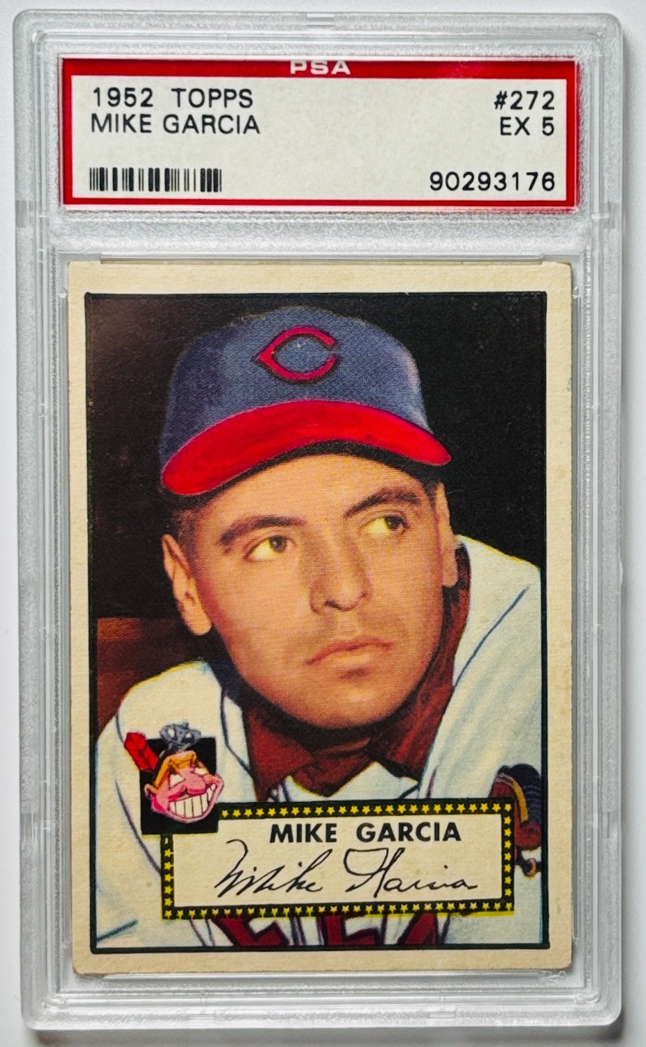 1952 Topps #272 Mike Garcia PSA 5 VG-EX