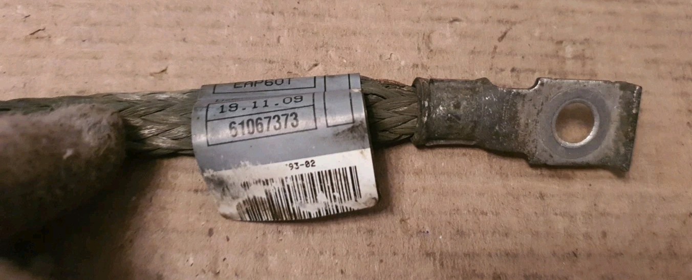 BMW E81/E82/E87/E88 04-13 ENGINE STARTER GROUND EARTH STRAP CABLE 7549394