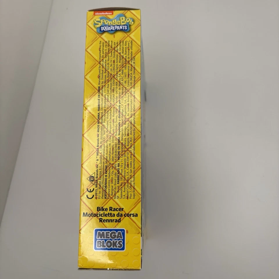 SpongeBob Mega Bloks Bike Racer CNF66 84-Pc Set Factory Sealed Retired - Image 4 of 4