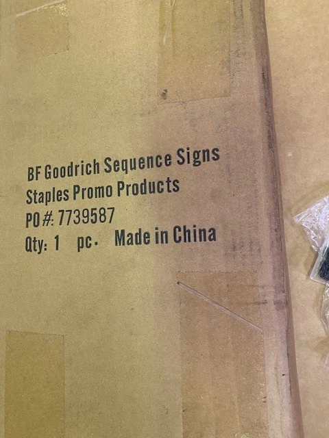 BF Goodrich Lighted Sign, Single Sided (NEW) - Image 4 of 4